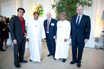 Salam Sarhan, Sheikh Salim Al-Mashani, Hersh Kozlov, Dr. Said Al Mashaikhi and John Soroko