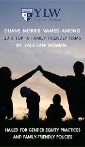 Duane Morris Named to the Yale Law Women's 2015 Top Ten Family Friendly Firms List