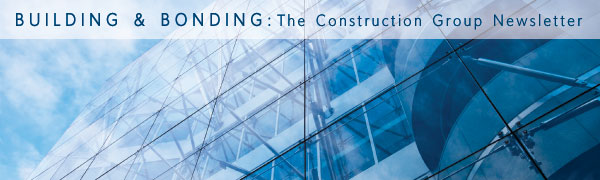 Building and Bonding, The Construction Group Newsletter