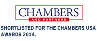 Shortlisted for the Chambers USA Awards 2014