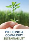 Pro Bono and Community and Sustainability