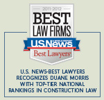 U.S. News/Best Lawyers recognizes Duane Morris with top-tier national award in construction law