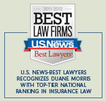 U.S. News/Best Lawyers recognizes Duane Morris with top-tier national award in insurance law