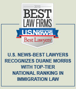 U.S. News/Best Lawyers recognizes Duane Morris with top-tier national award in immigration law