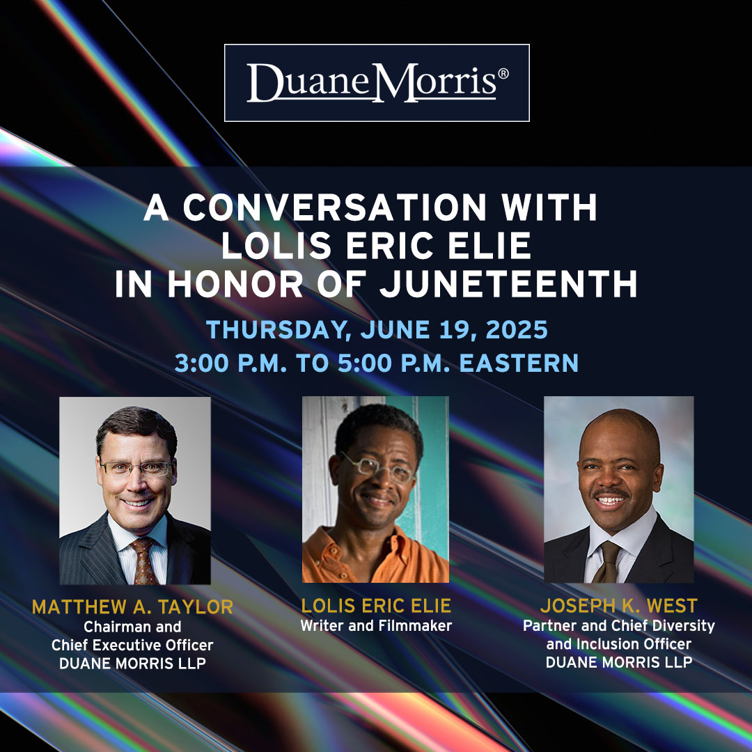 Duane Morris Juneteenth 2025 Webinar