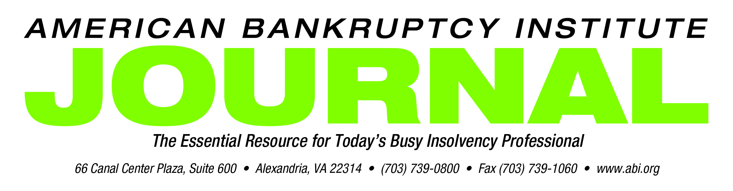 American Bankruptcy Institute Journal