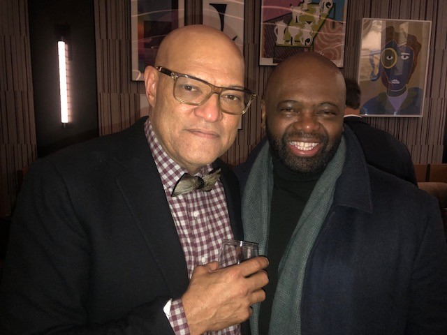 Laurence Fishburne and Joe West