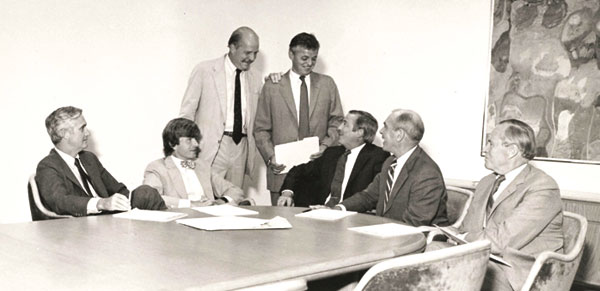 Roland Morris, Vince Garrity, Sheldon Bonovitz, Jack May, Fred Dreher, Tom Hyndman and Henry Reath