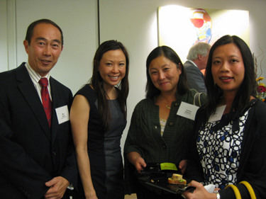 Shamimi Green, Joanne Suh, Chief Justice Cantil-Sakauye, Cindy Faatz and Alex Ponce de Leon