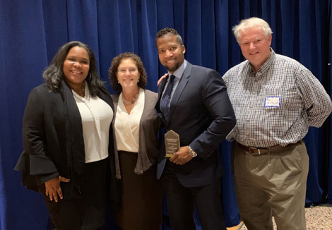 photo of Angela Moore, Lisa Spiegel, Terrance Evans and Phil Matthews